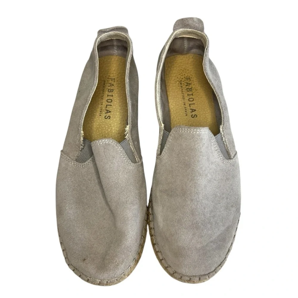 Fabiolas Suede Espadrilles Shoes Handcrafted in Spain Size EU 37